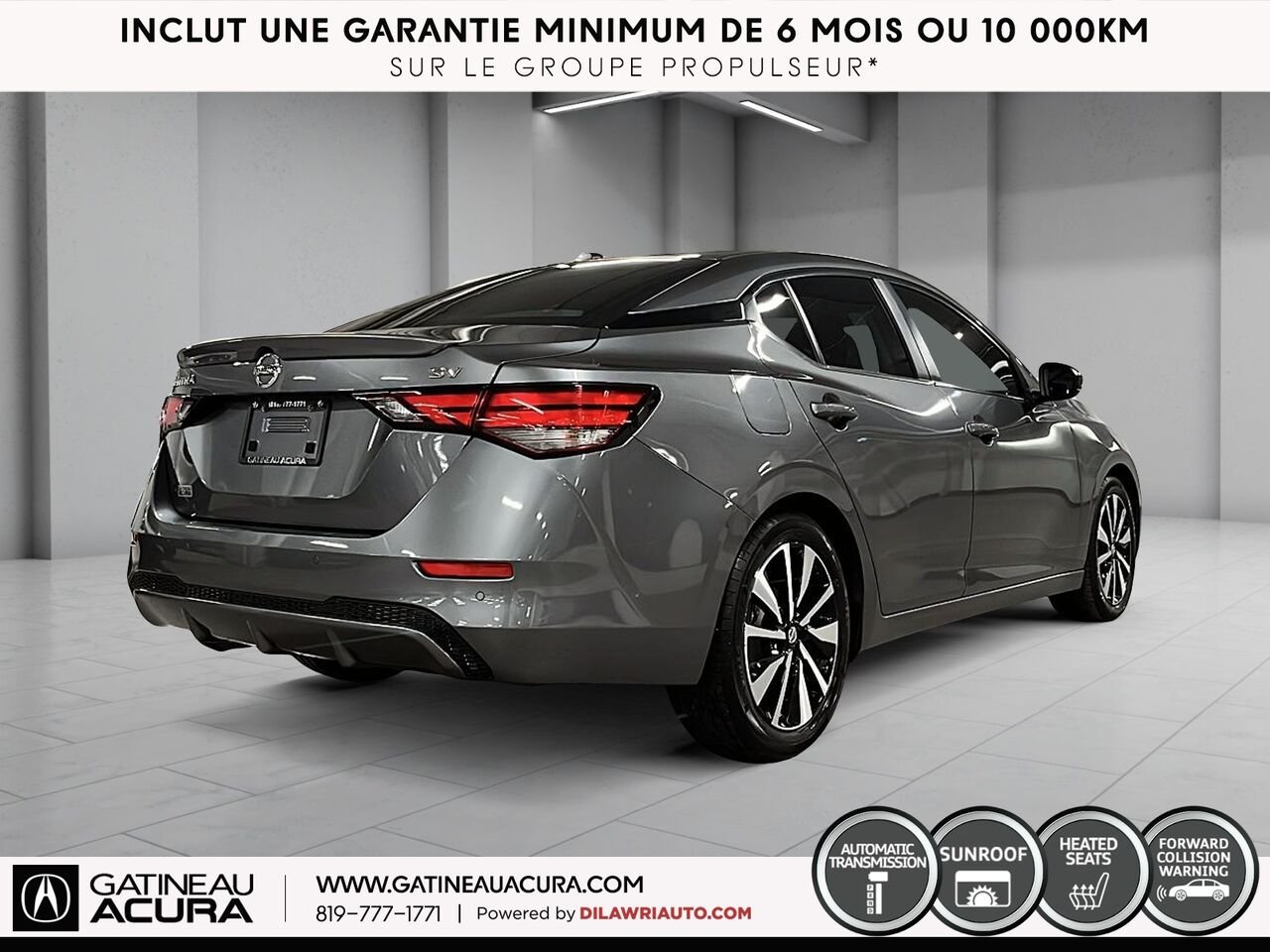 Nissan Sentra SV 2023 Gris Gatineau - photo #14