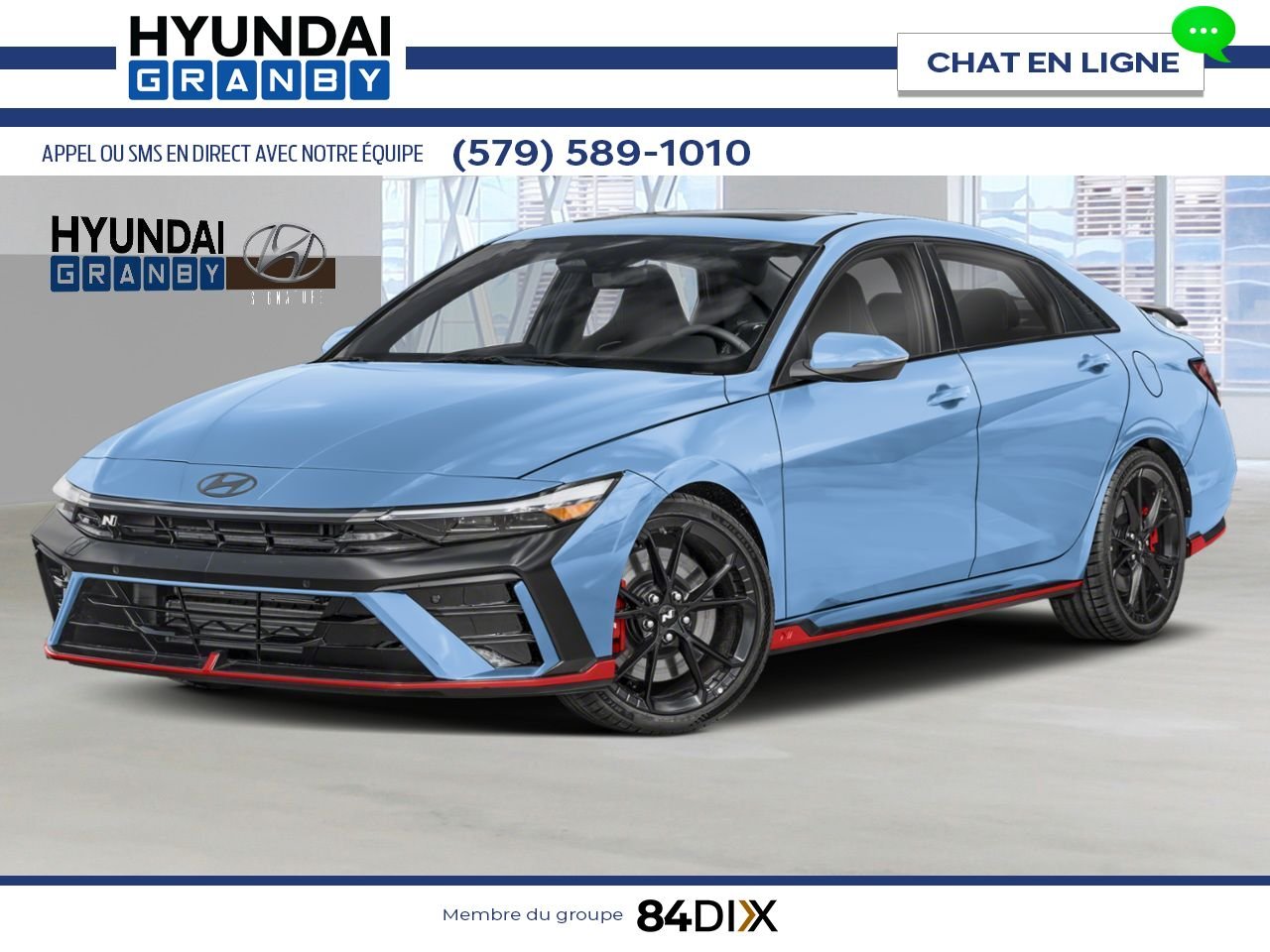 HYUNDAI Elantra N 2025 Bleu éblouissant Granby - photo #0