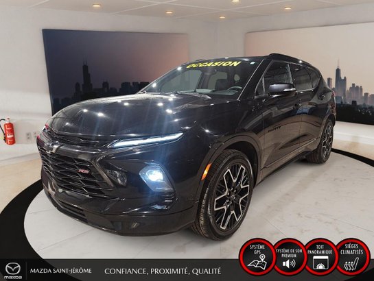 Chevrolet Blazer RS | V6 | AWD | TOIT PANORAMIQUE | CUIR | 2024 Noir