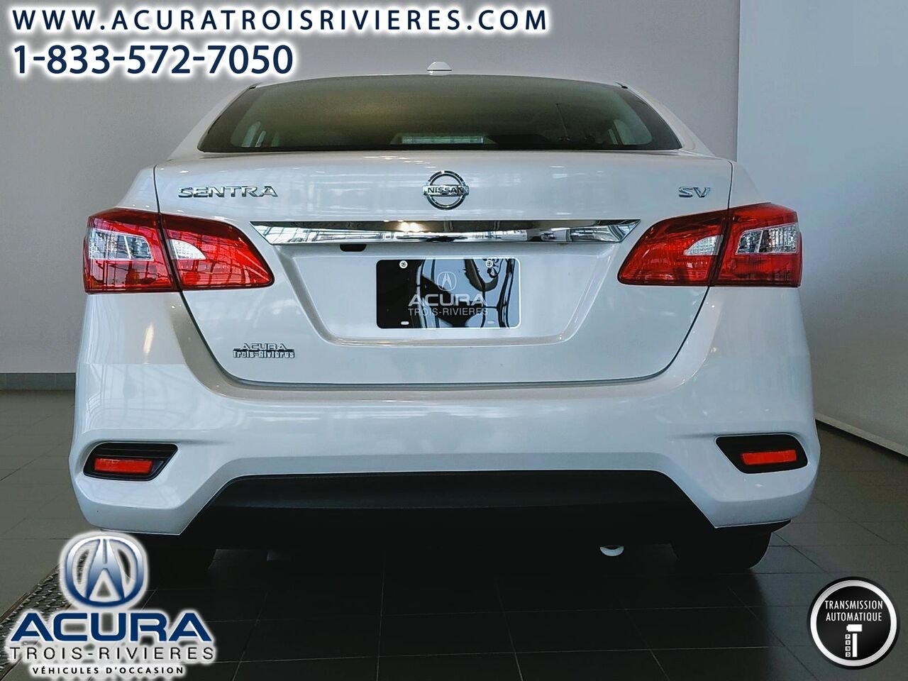 2018 Nissan Sentra SV White Trois-Rivières - photo #6