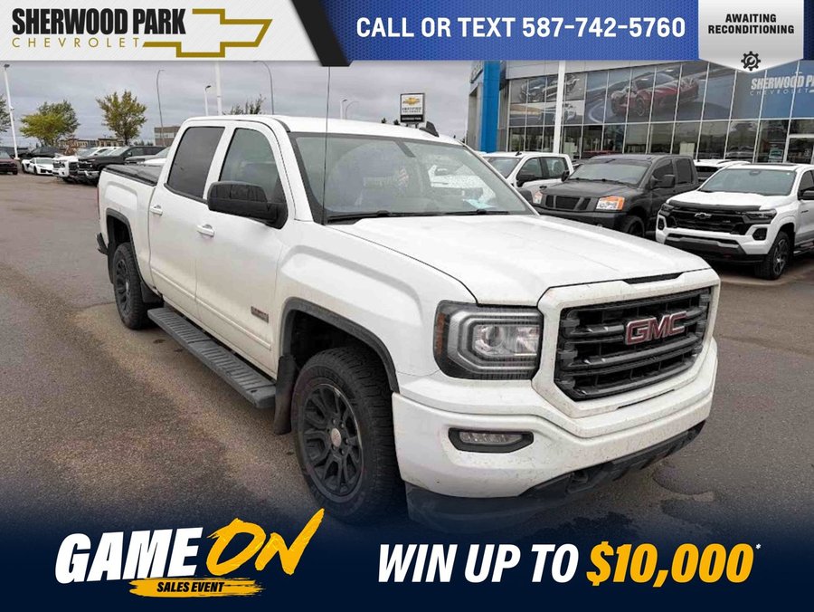2017 GMC Sierra 1500 SLT All Terrain 5.3L | Tonneau Cover White