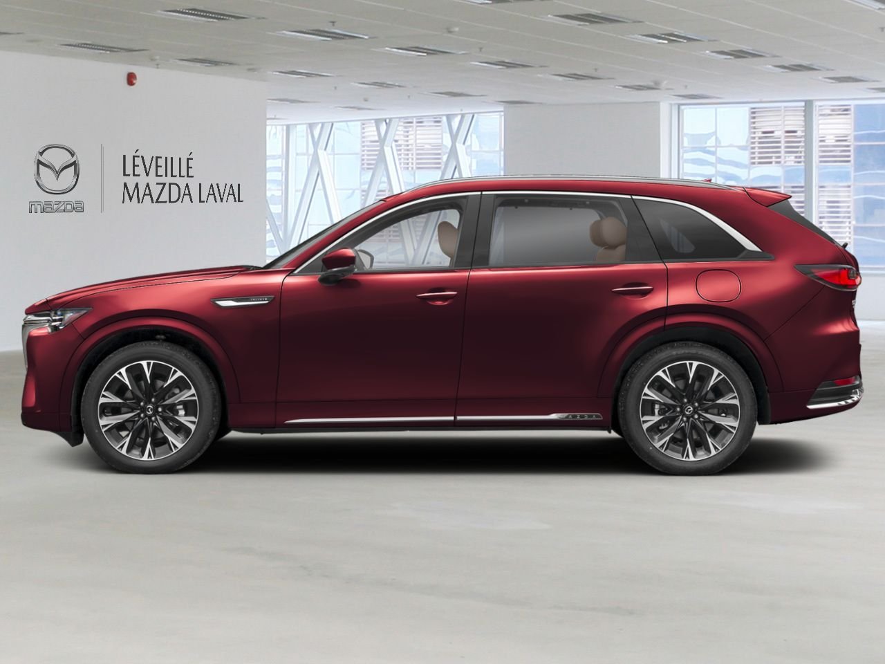 Mazda CX-90 hybride léger Signature TI 2026 Rouge artisanal métallisé Laval - photo #1