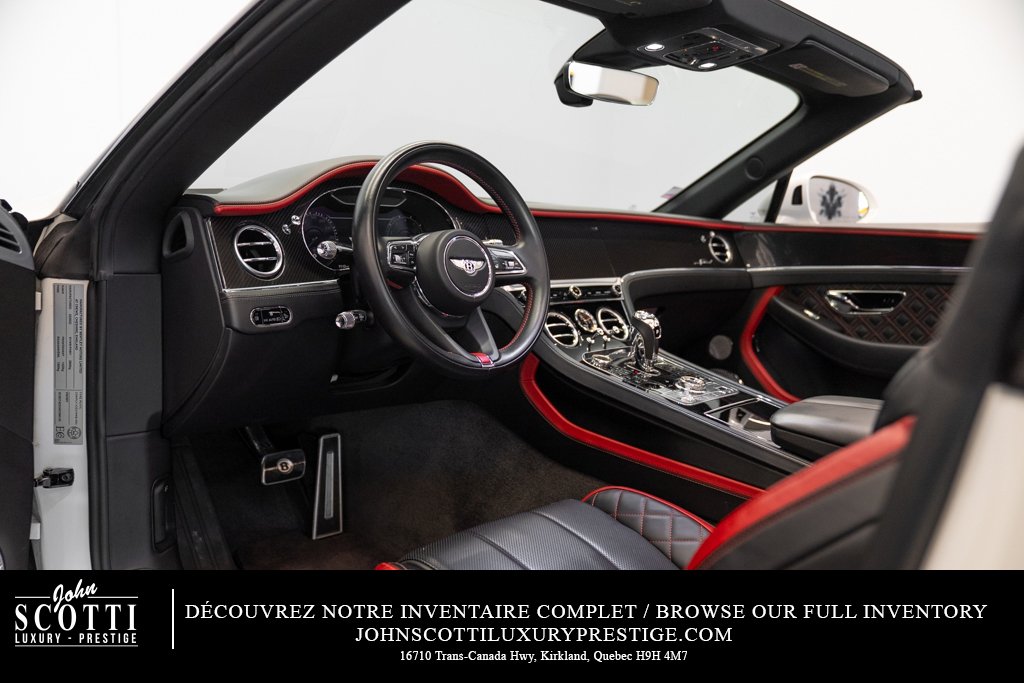 Bentley Continental GT Speed Convertible 2022 Blanc Kirkland - photo #14