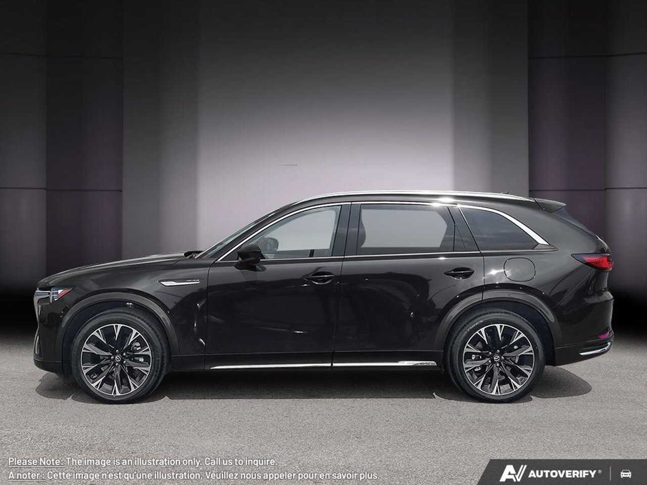 Mazda CX-90 hybride léger JM3KKEHC3T1398244 2026 Noir de jais mica Mirabel - photo #2