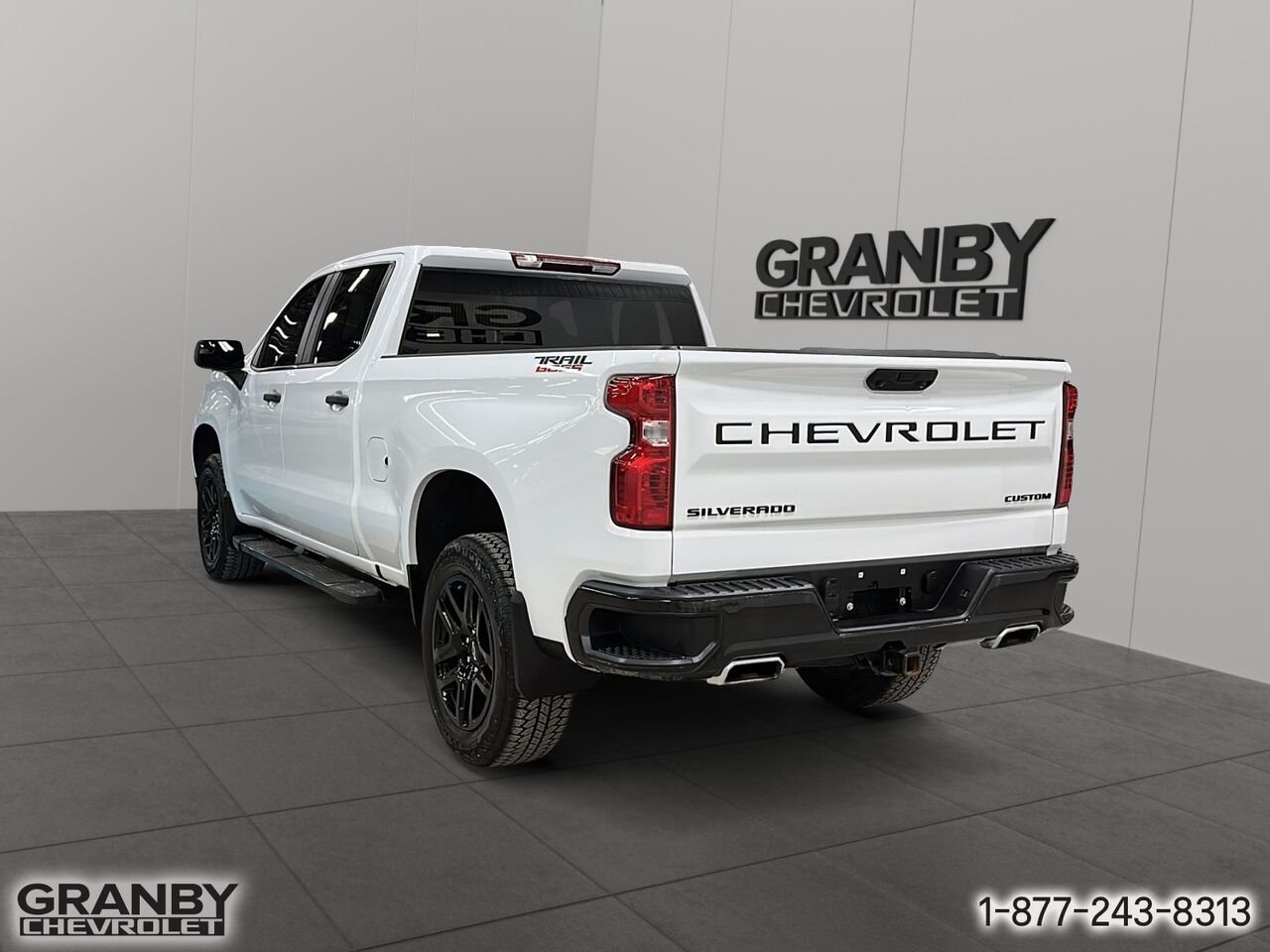 Chevrolet Silverado 1500 Custom Trail Boss Boite 6,6 V8 | G3711 2024 Blanc Granby - photo #6