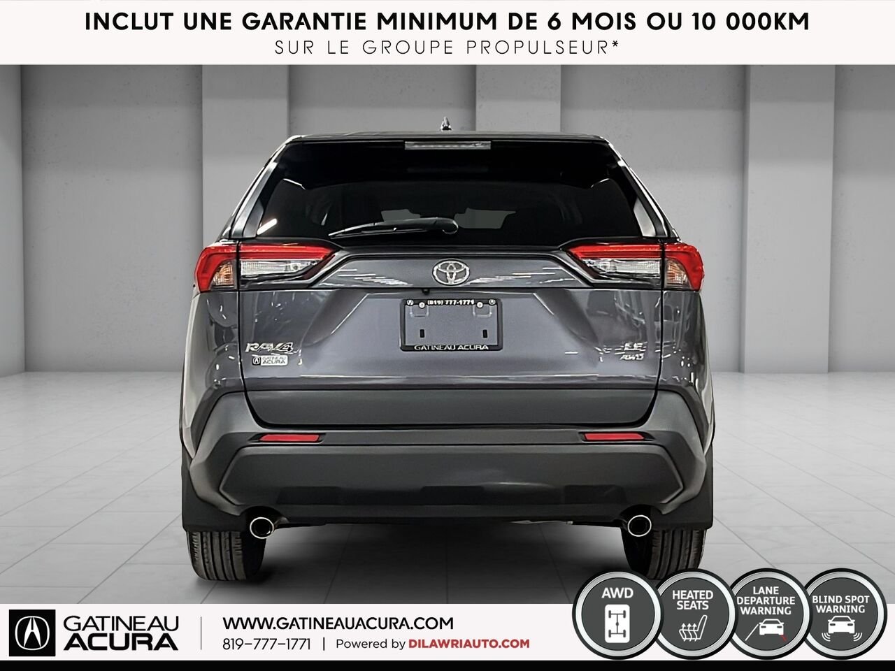 Toyota RAV4 LE AWD 2023 Gris Gatineau - photo #14