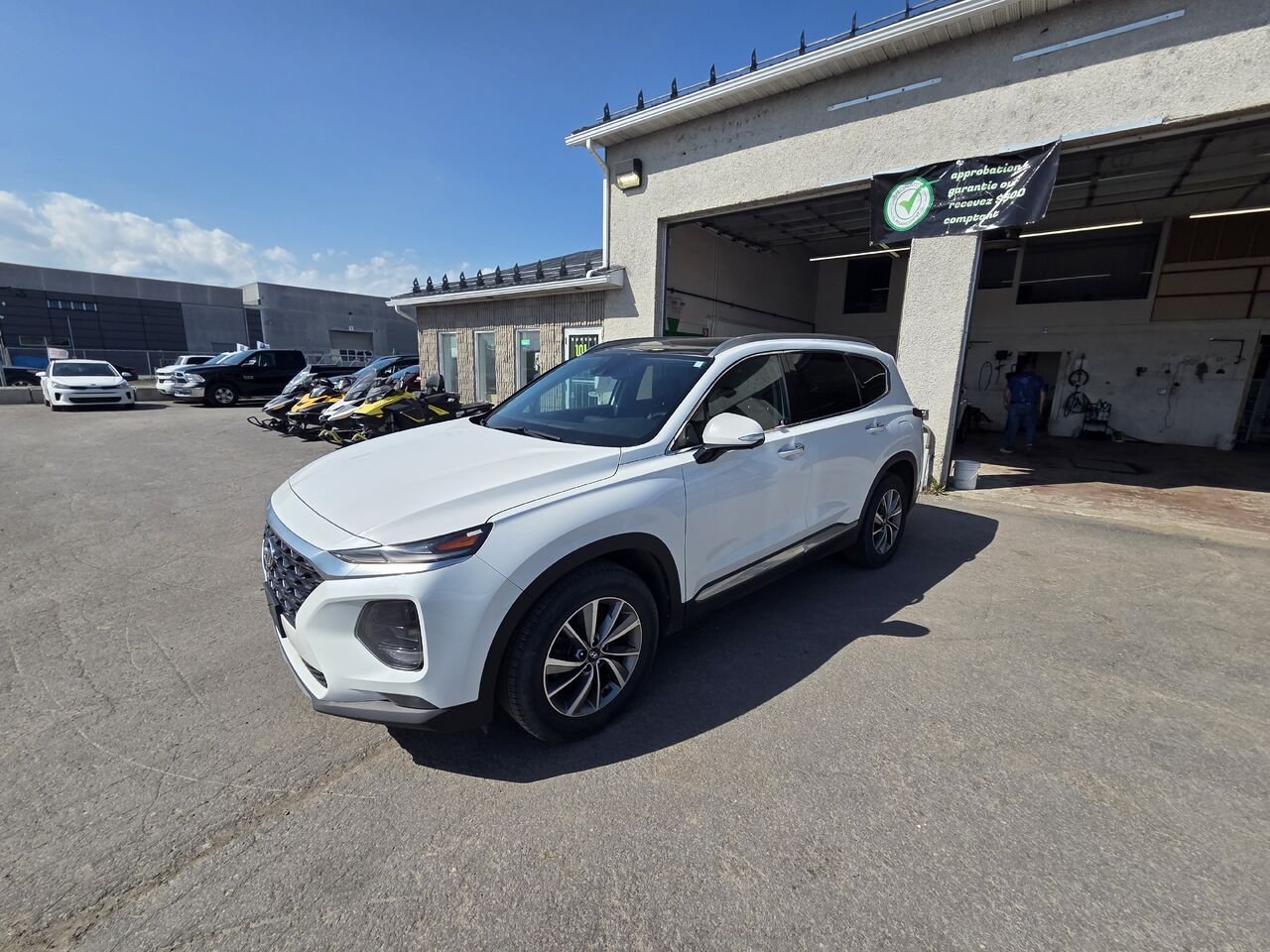 Hyundai Santa Fe 2019 Blanc Longueuil, - photo #1