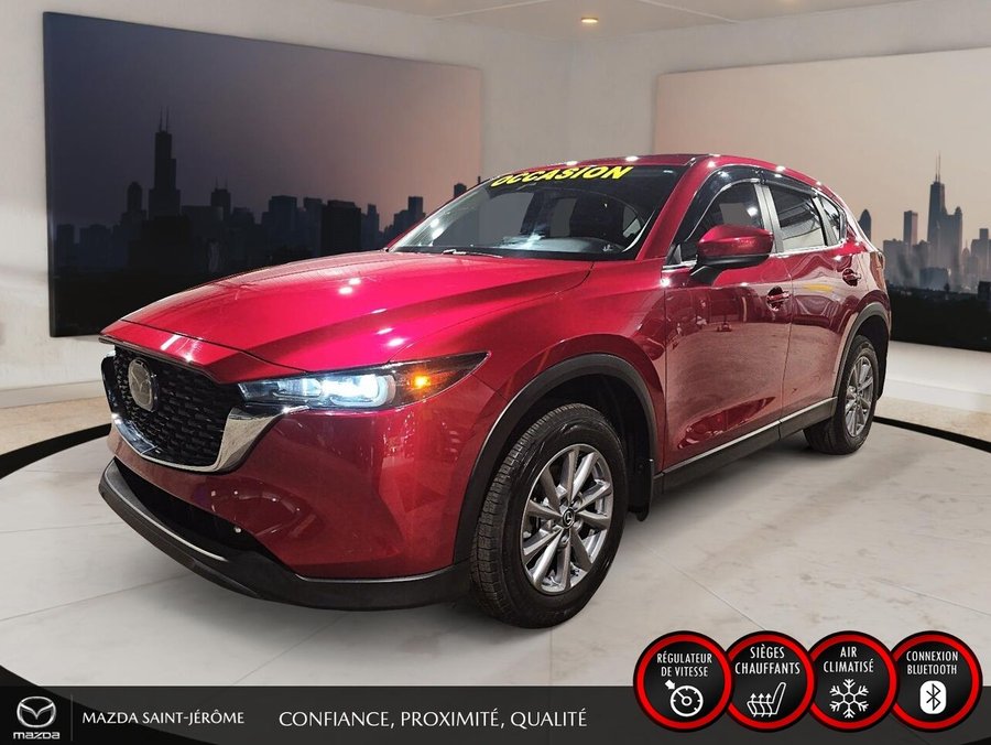 Mazda CX-5 GX | 1 PROPRIÉTAIRE | JAMAIS ACCIDENTÉ | AWD | MAGS 2023 Rouge