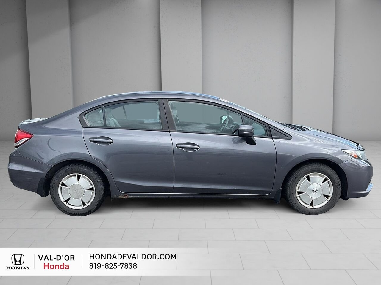 Honda Civic Berline LX 4 portes, boîte automatique 2015 Gris Val-d'Or - photo #2