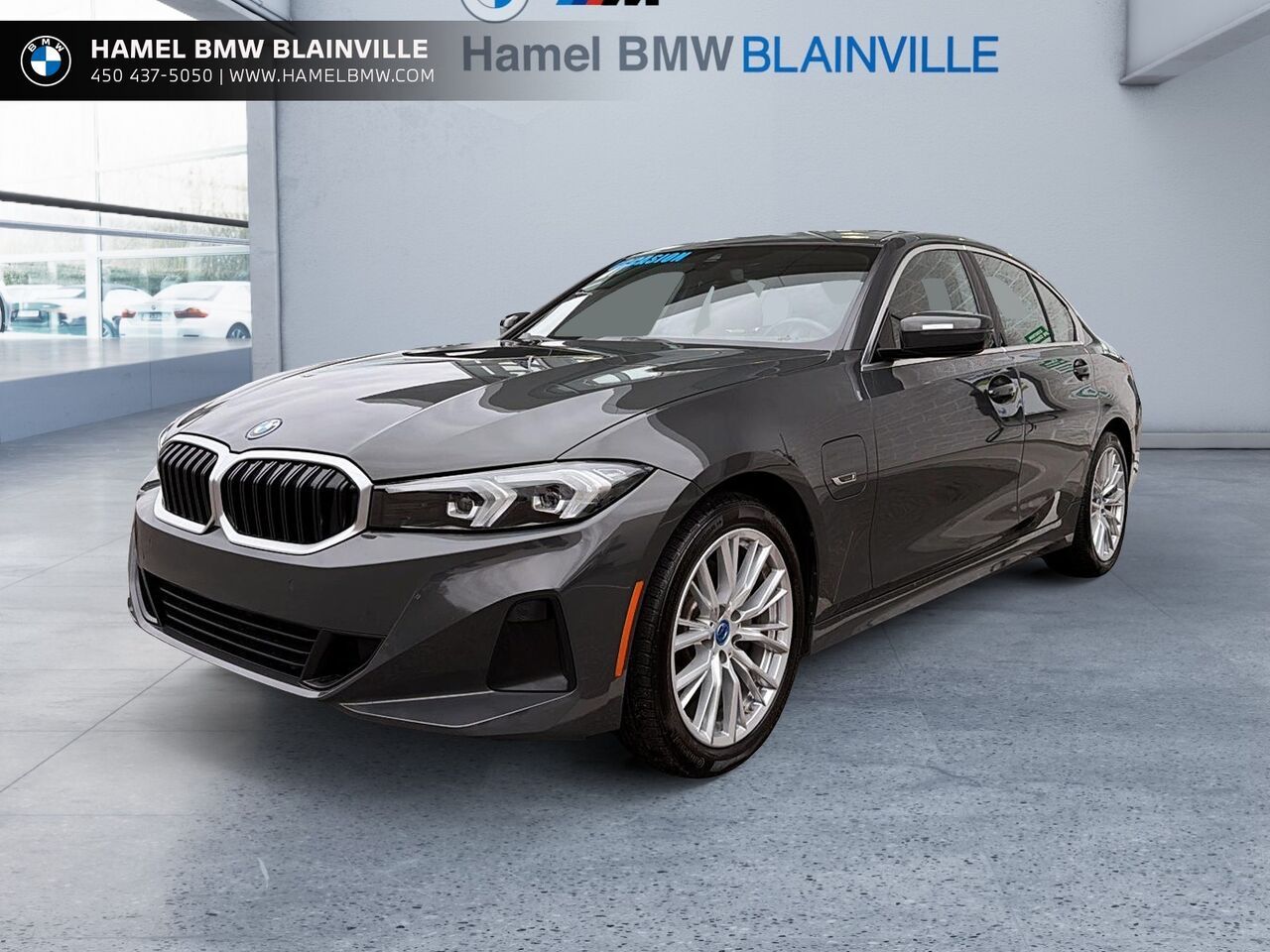Gray 2023 BMW 3 Series Sedan All-Wheel Drive Automatic