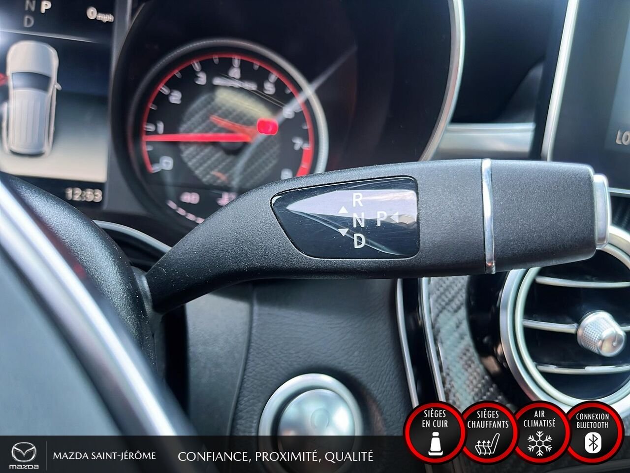 Mercedes-Benz GLC GLC 63 S AMG | CUIR ROUGE | TOIT PANORAMIQUE | 2019 Blanc Saint-Jérôme - photo #20