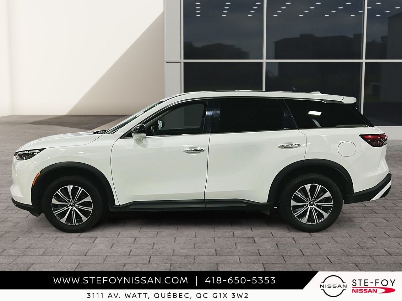INFINITI QX60 PURE 2024 Blanc Ste-Foy - photo #4