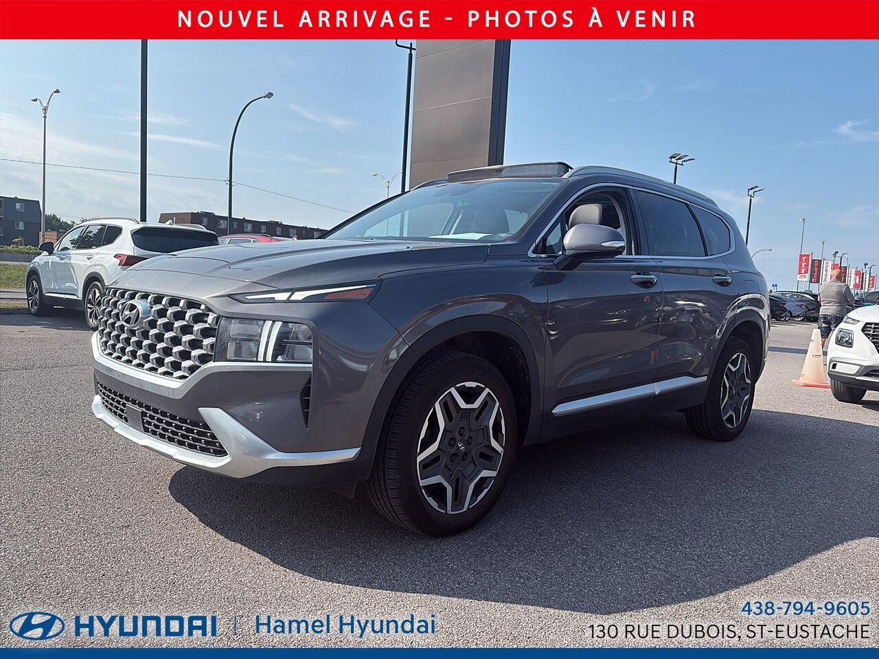 2021 Hyundai Santa Fe Hybrid Grey Saint-Eustache - photo #2