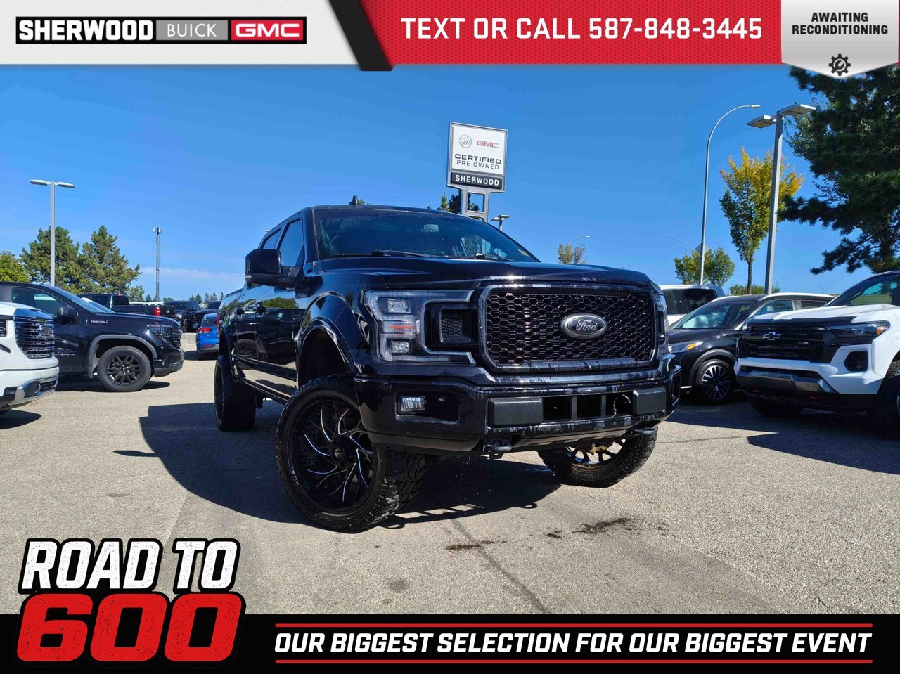2020 Ford F-150 LARIAT 4WD SuperCrew 5.5' Box Black Sherwood Park - photo #0