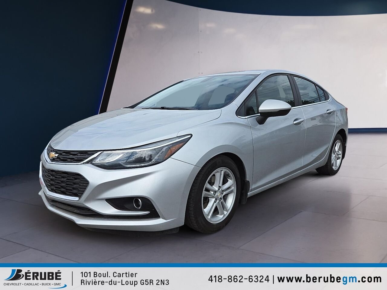 2018 CHEVROLET CRUZE LT 1.6L berline 4 portes avec 1SH Silver Rivière-du-Loup - photo #0