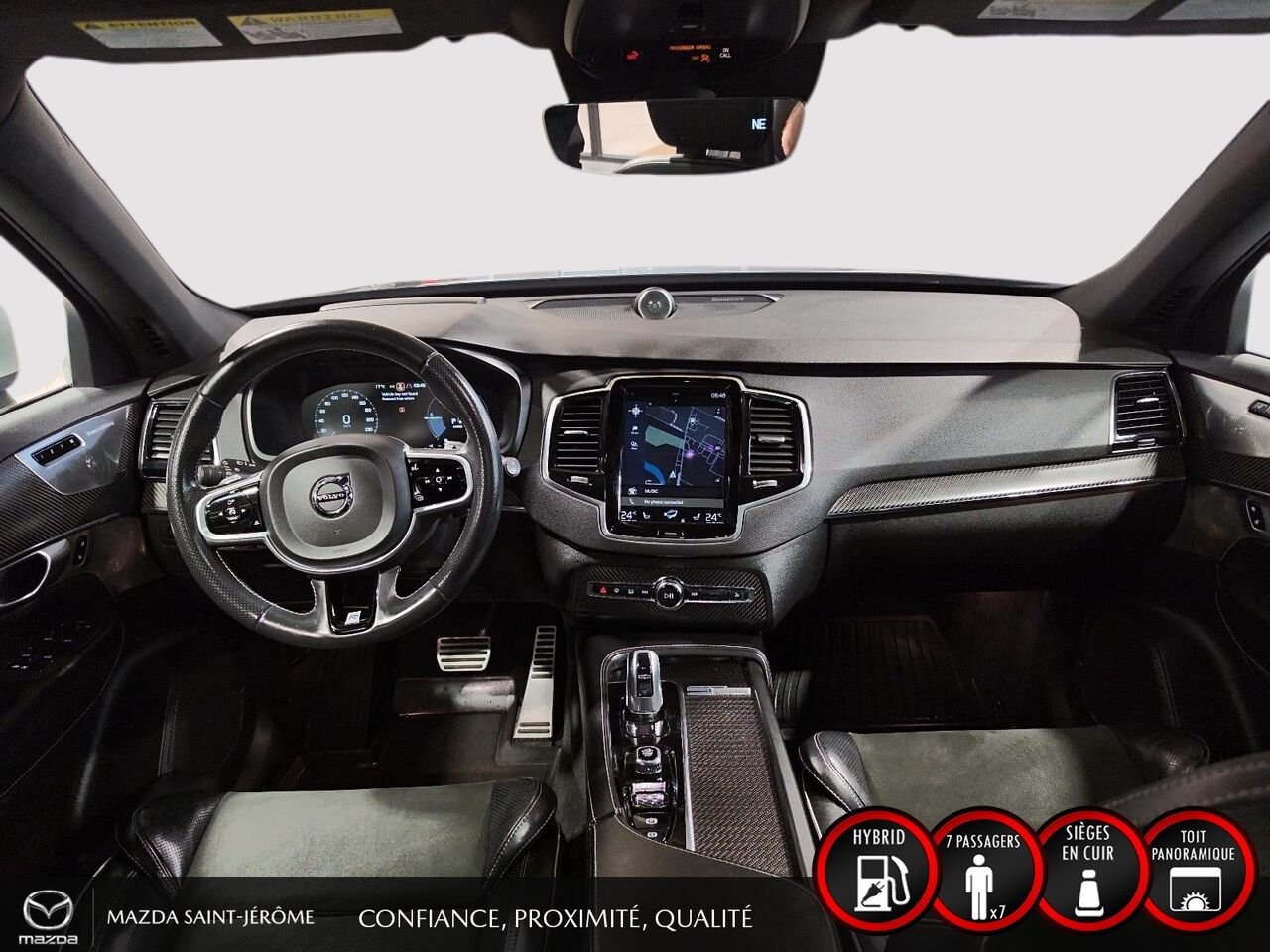 Volvo XC90 2018 Gris Saint-Jérôme - photo #23