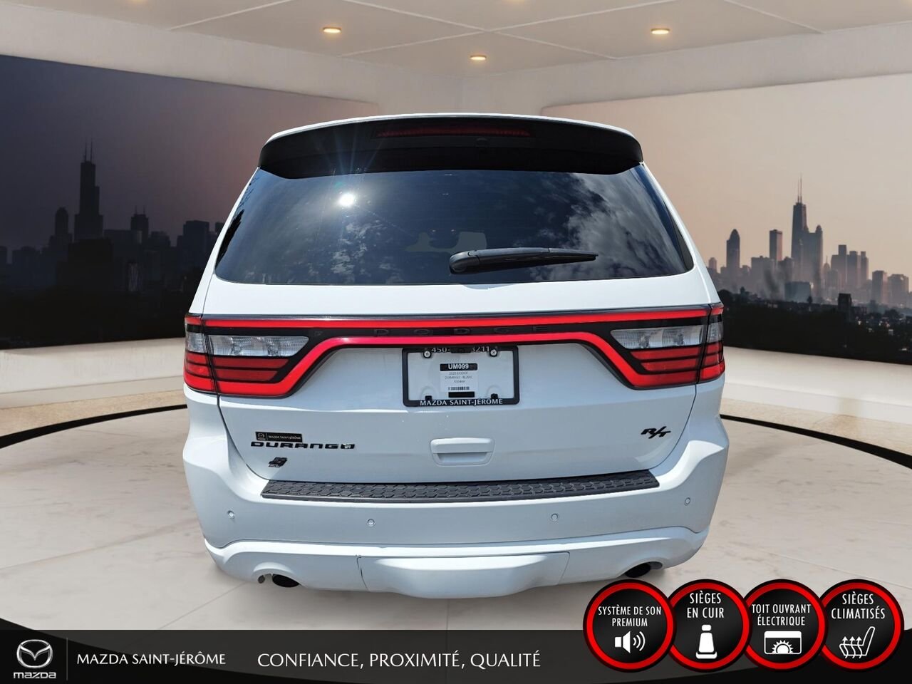 Dodge Durango R/T | BLACK TOP | GROUPE REMORQUAGE | TOIT OUVRANT | 2025 Blanc Saint-Jérôme - photo #6