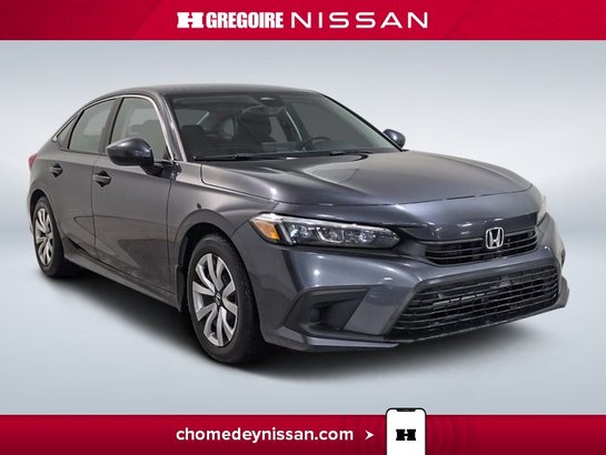 2022 Honda Civic LX * Mag * Camera * Carplay * Bancs Chauffants Grey