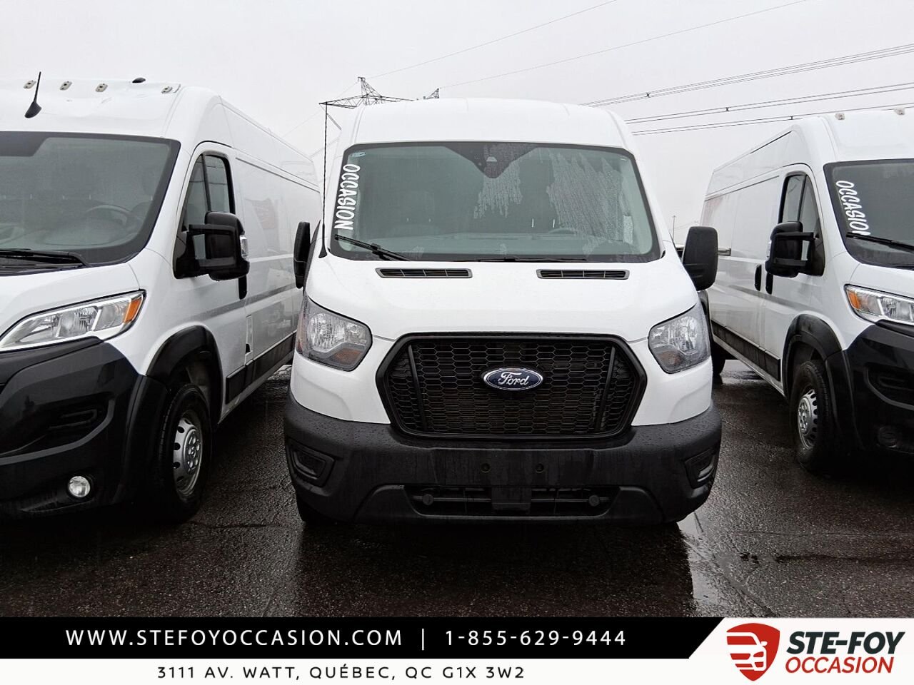 Ford Transit fourgon utilitaire toit moyen 2024 Blanc Québec - photo #0