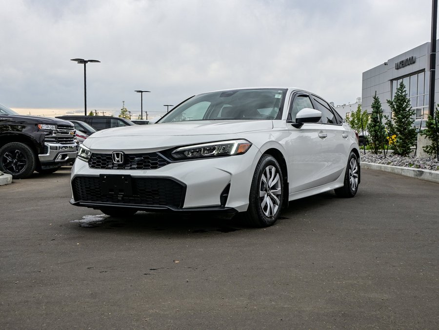 2025 Honda Civic Sedan LX 2.0L | Heated Seats White
