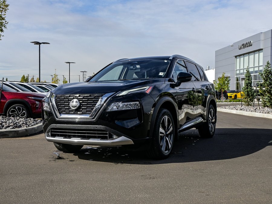 2021 Nissan Rogue Platinum AWD 2.5L | Panoramic Sunroof Black