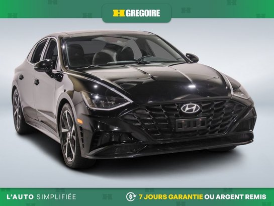 2023 Hyundai Sonata Sport AUTO AC CUIR TOIT NAV MAGS CAM RECUL BLEUTOO Black
