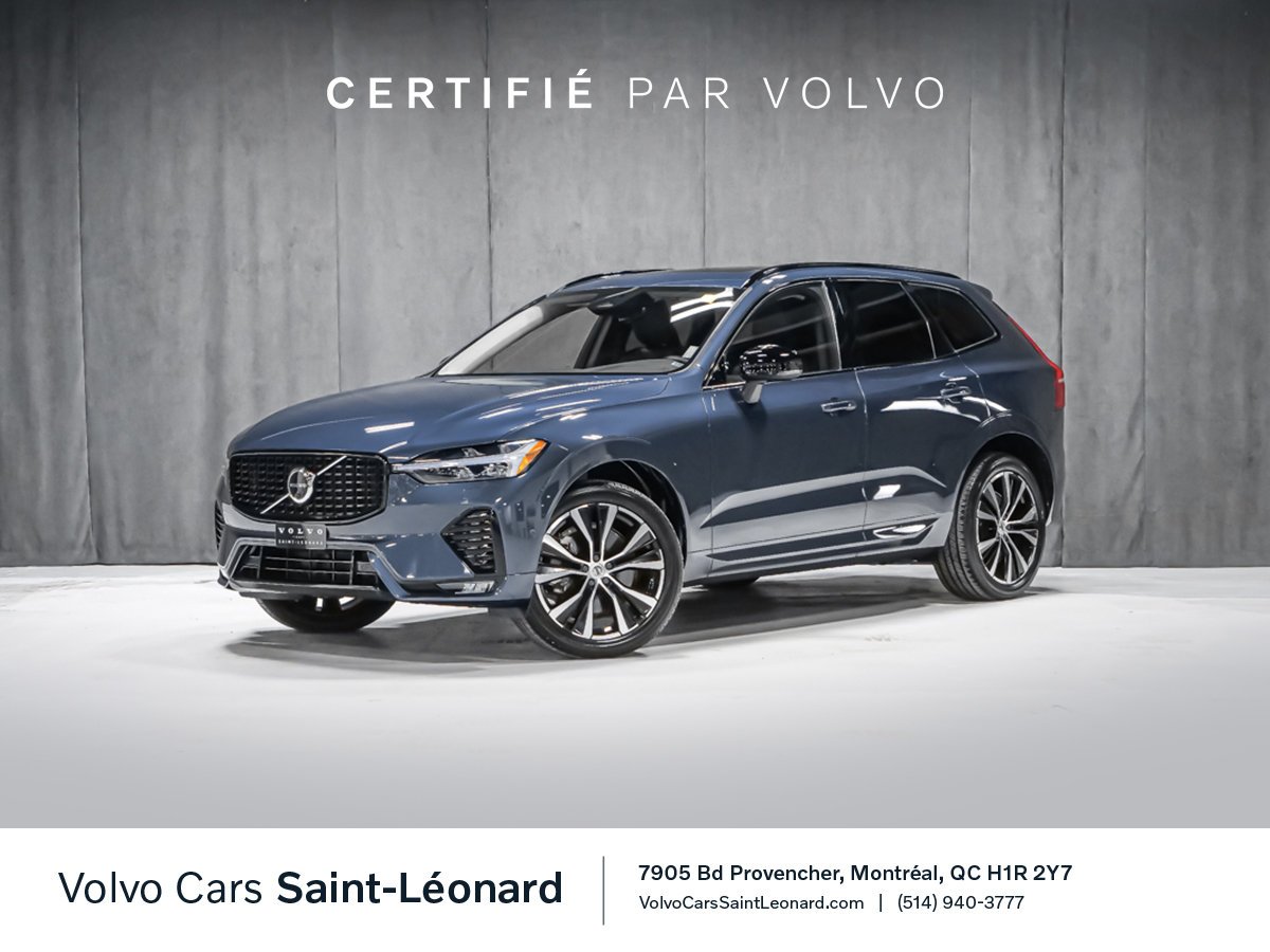 Volvo XC60 B6 PLUS DARK 2023 Bleu Montréal - photo #0