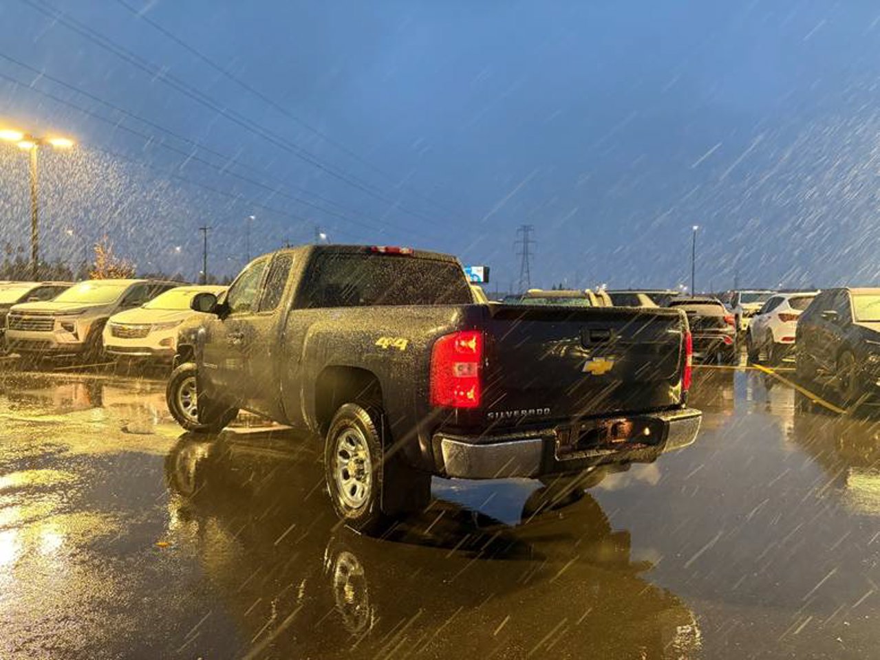 2008 Chevrolet Silverado 1500 4WD Ext Cab 143.5 LS Dark Blue Metallic Sherwood Park - photo #5
