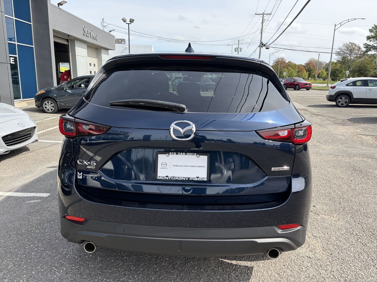 MAZDA CX-5 GS GS TI sans désactivation de cylindres 2024 Bleu Montmagny - photo #5
