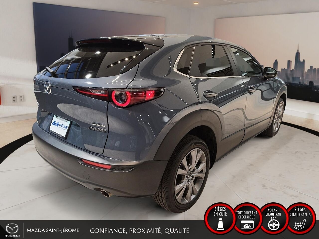 Mazda CX-30 GS-L | AWD | TOIT OUVRANT | CUIR 2025 Gris Saint-Jérôme - photo #5