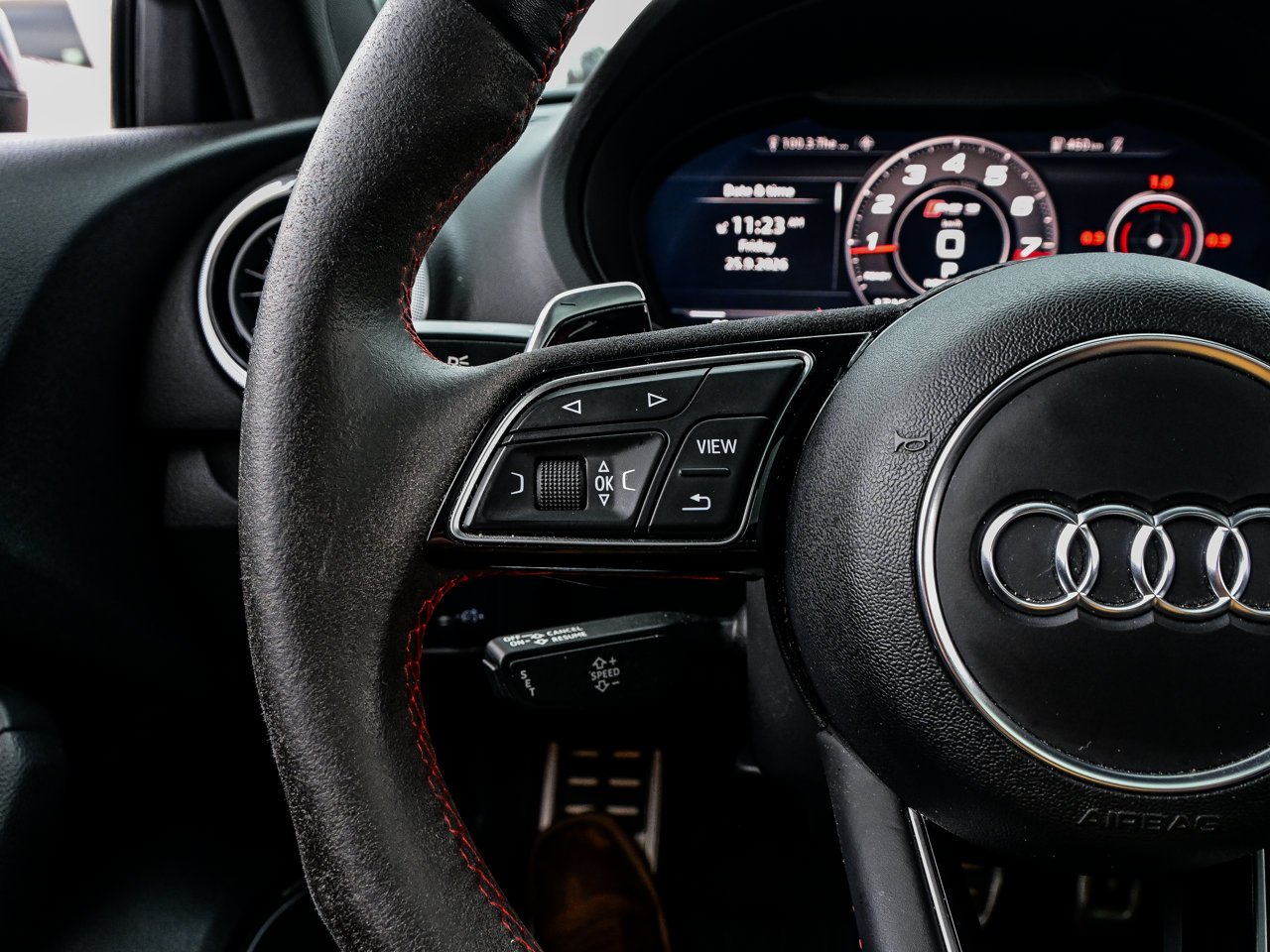 2018 Audi RS 3 Sedan 2.5 TFSI quattro S tronic Catalunya Red Metallic Sherwood Park - photo #22