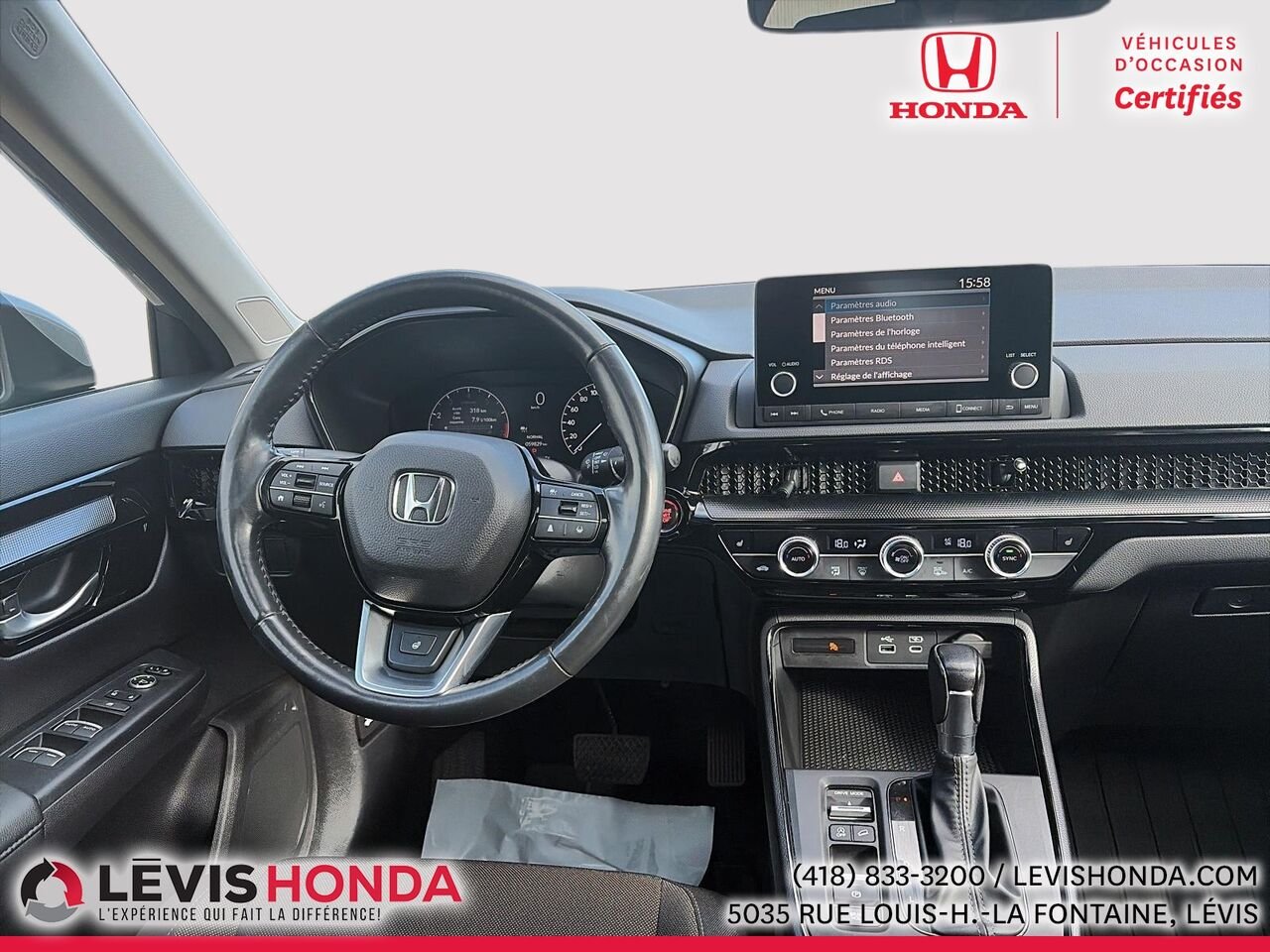 Honda CR-V Sport AWD Sport Traction Intégrale 2023 Gris Lévis - photo #17