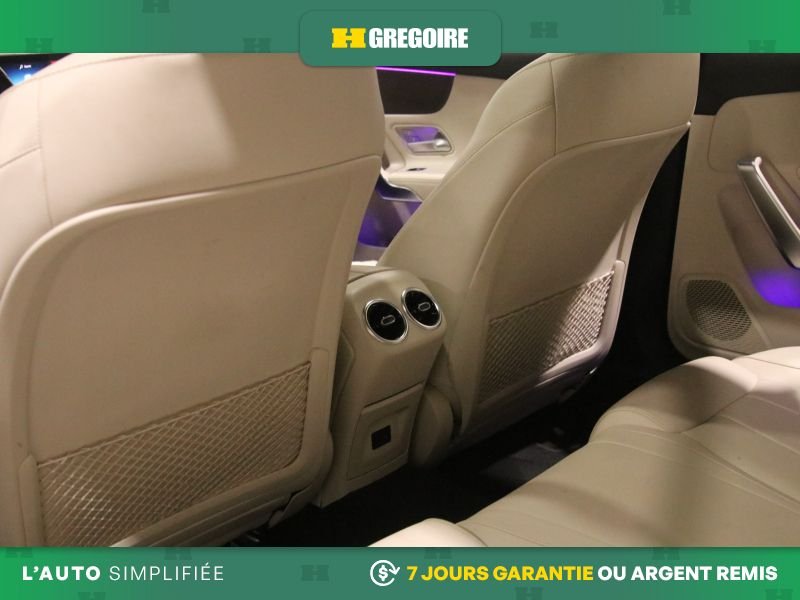 Mercedes Benz A-Class 822311 | A 250 AWD AUTO AC CUIR TOIT NAV MAGS CAM RECUL BLE 2022 Noir Laval - photo #25