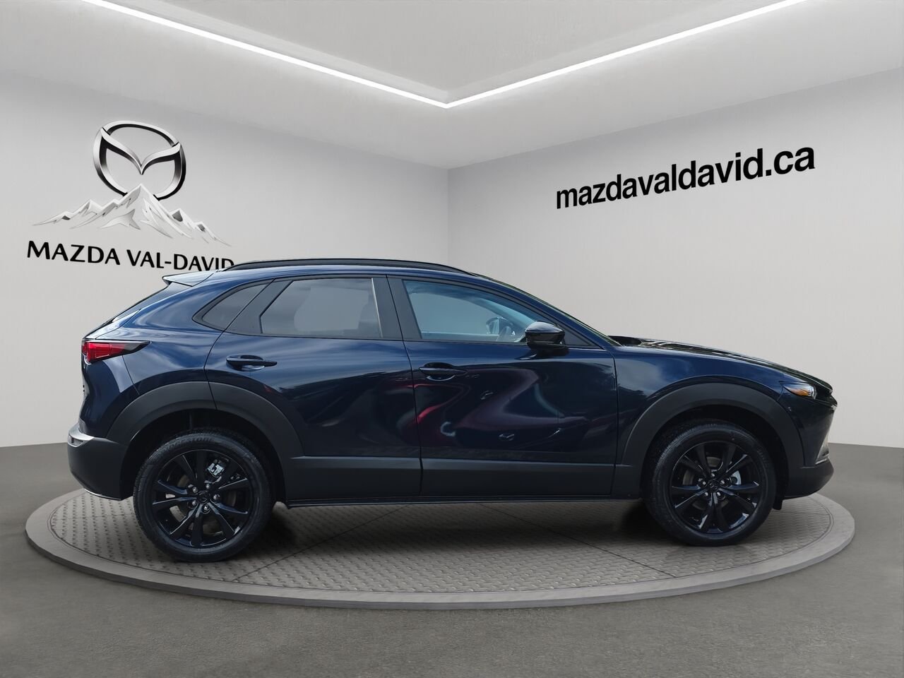 Mazda CX-30 GT, traction intégrale, sièges en cuir, caméra 360°, toit ouvrant, Bose 12 HP, affichage tête 2026 Bleu cristal foncé mica Val-David - photo #7