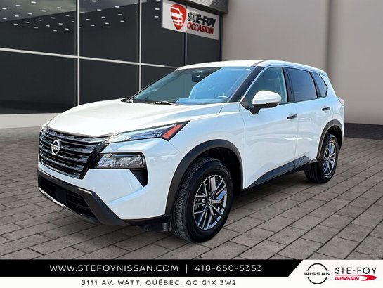 2024 Nissan ROGUE S TRACTION INTEGRALE CAMERA DE RECUL , SIEGES CHAUFFANTS , CARPLAY, PRISE USB, SURVEILLANCE D’ANGLES MORTS. White