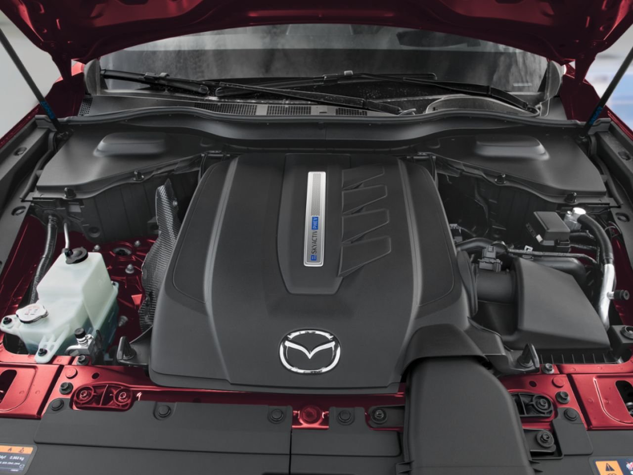 Mazda CX-90 hybride rechargeable NIV JM3KKDHA9S1258030 2025 Rouge artisanal cristal métallisé Chicoutimi - photo #8