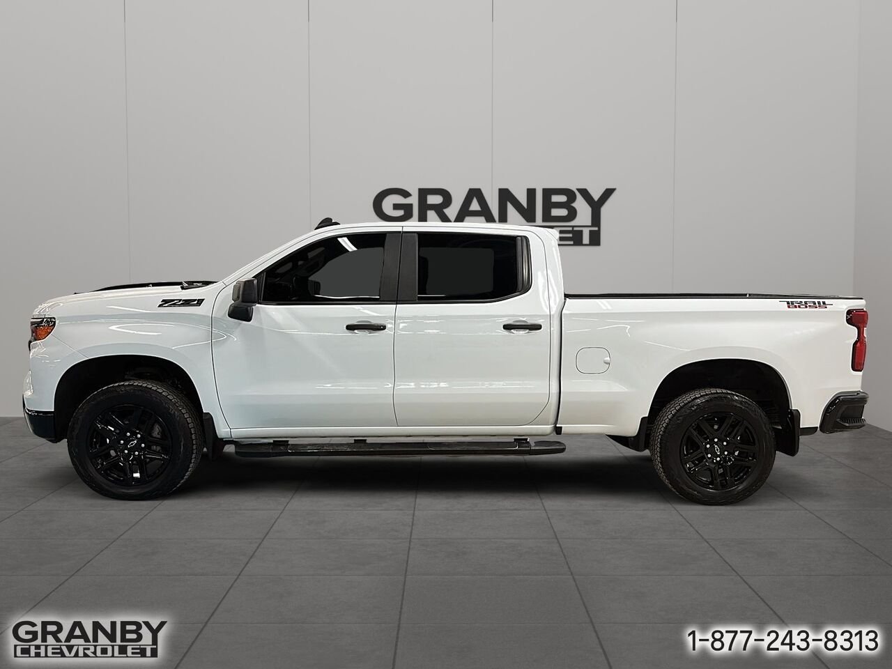 Chevrolet Silverado 1500 Custom Trail Boss Boite 6,6 V8 | G3711 2024 Blanc Granby - photo #7