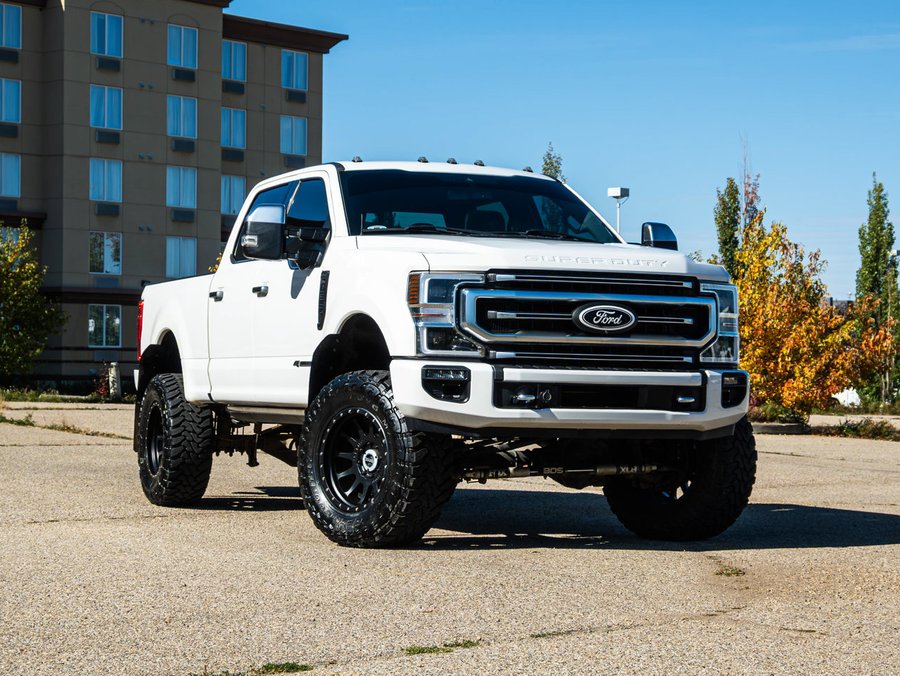 2022 Ford Super Duty F-350 SRW Platinum 6.7L Diesel | 4in BDS Lift White