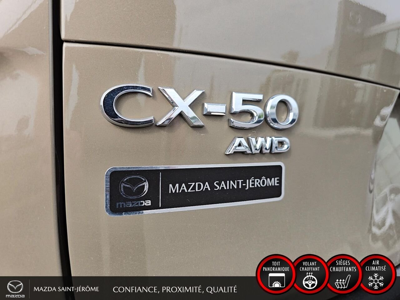 Mazda CX-50 GS-L | TOIT PANORAMIQUE | AWD | 2024 Beige Saint-Jérôme - photo #8