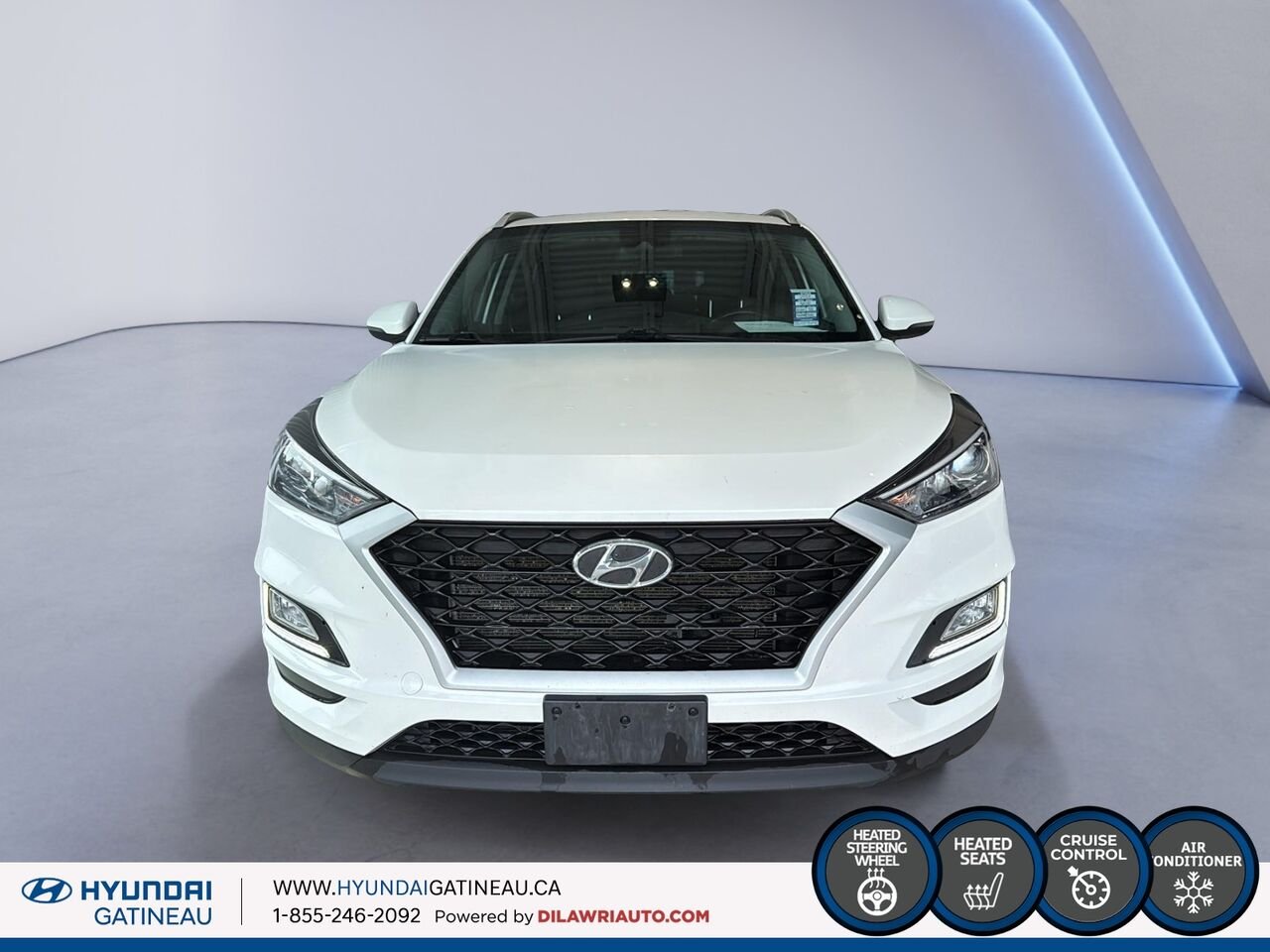 2021 Hyundai Tucson White Gatineau - photo #1