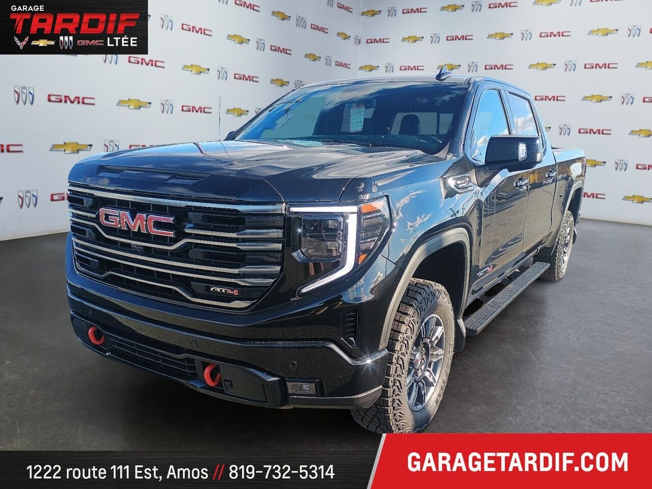 GMC Sierra 1500 AT4 cabine multiplace 4RM 157 po 2026 Noir onyx Amos - photo #0