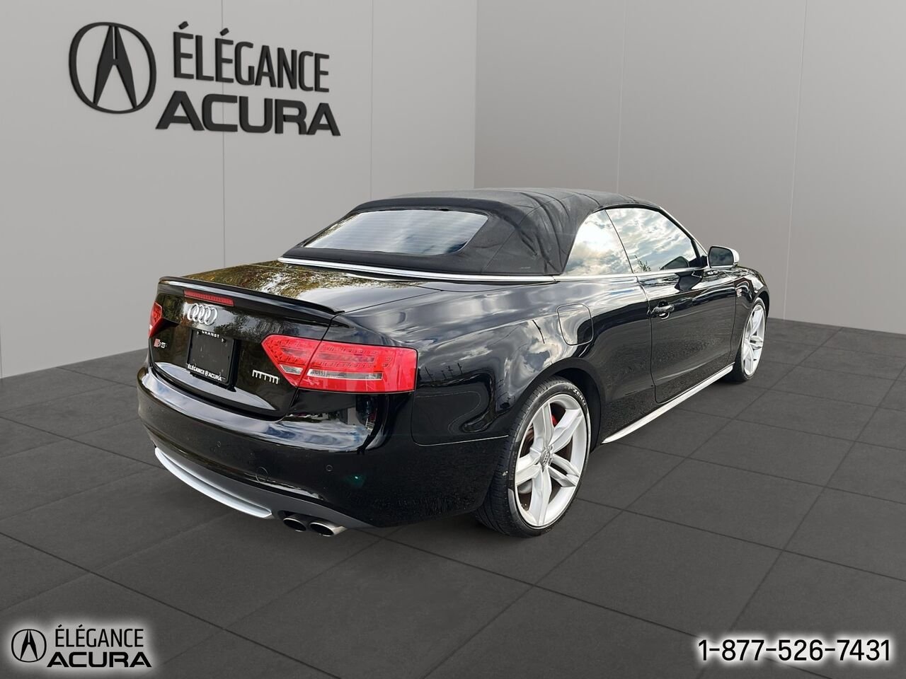 Audi S5 Cabriolet automatique Premium 2 portes | 26084B 2010 Noir Granby - photo #4