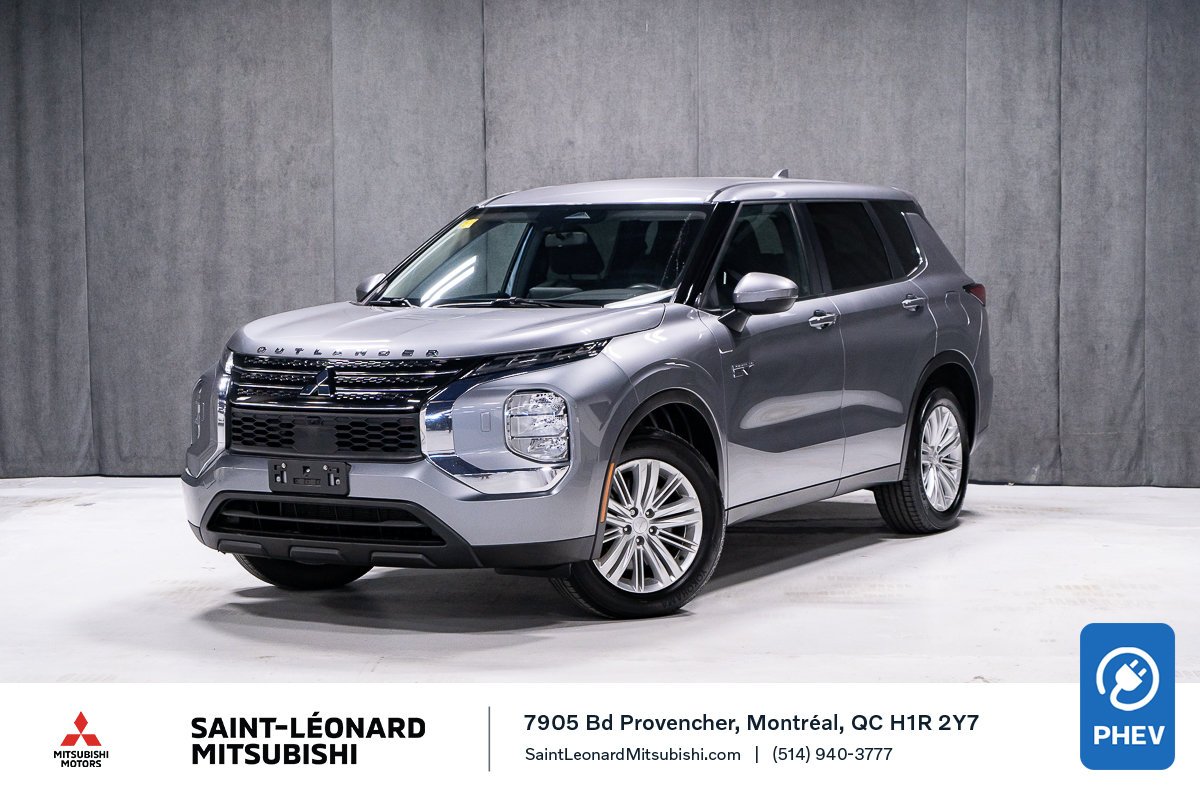 Mitsubishi Outlander PHEV ES PHEV S-AWC 7 PLACES CARPLAY 2023 Gris Montréal - photo #0