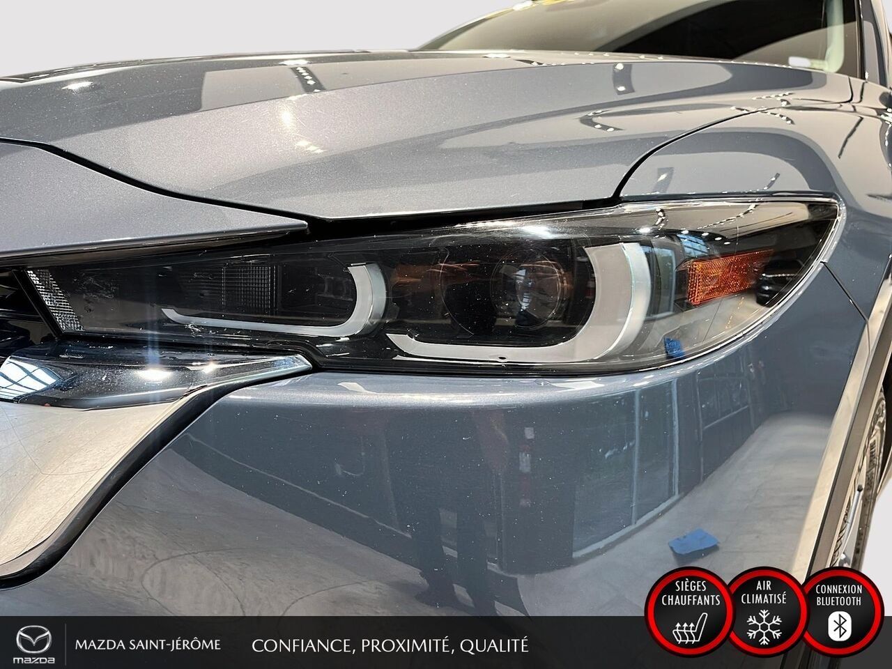 Mazda CX-5 GS | AWD | SIMILICUIR SPORT | VOLANT CHAUFFANT | HAYON ÉLECTRIQUE 2025 Gris Saint-Jérôme - photo #1