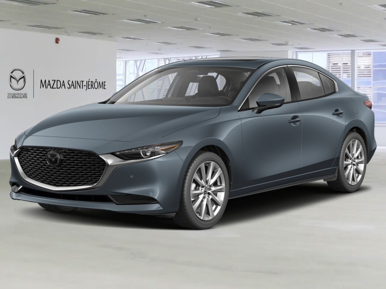 MAZDA Mazda3 GT TI i-ACTIV | TOIT OUVRANT | CUIR | CARPLAY SANS FIL | VOLANT CHAUFFANT | DÉMARRAGE À DISTANCE 2026 Gris polymétal métallisé Saint-Jérôme - photo #0