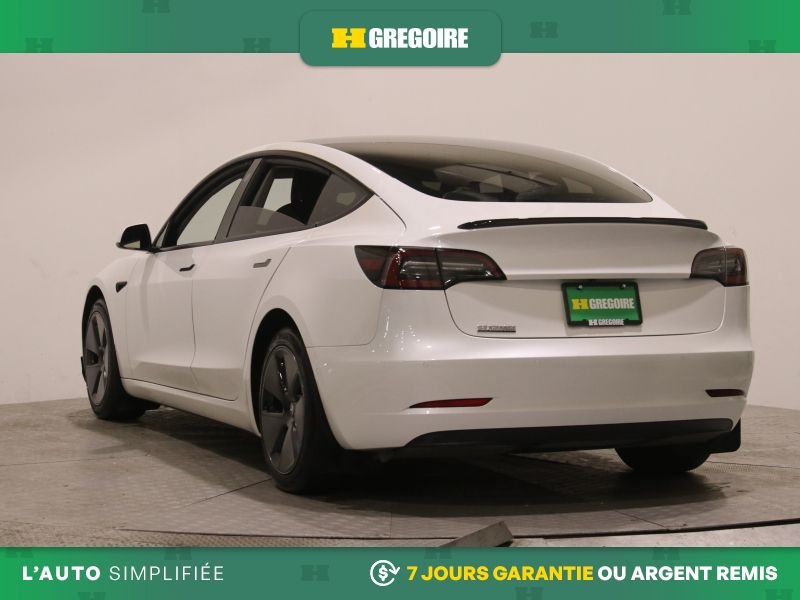 Tesla Model 3 822660 | Standard Range Plus AUTO AC CUIR TOIT NAV MAGS CAM 2021 Blanc Laval - photo #5