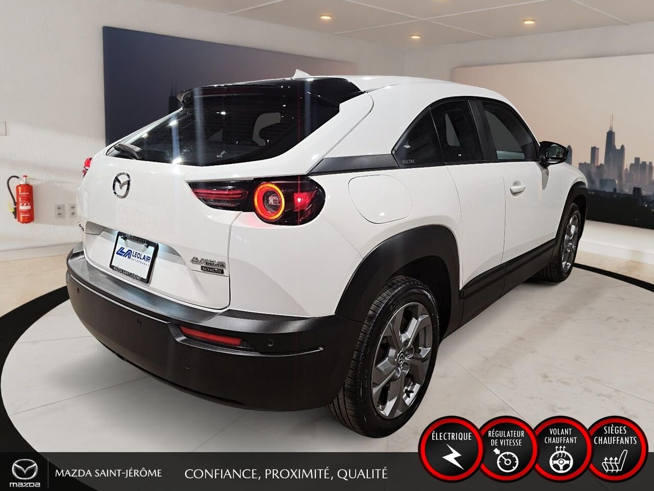 Mazda MX-30 2022 Blanc Ste-Agathe des Monts - photo #5