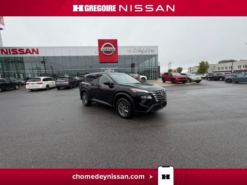 2024 Nissan Rogue S AWD Mag Caméra Cruise à partir 2.99% Black