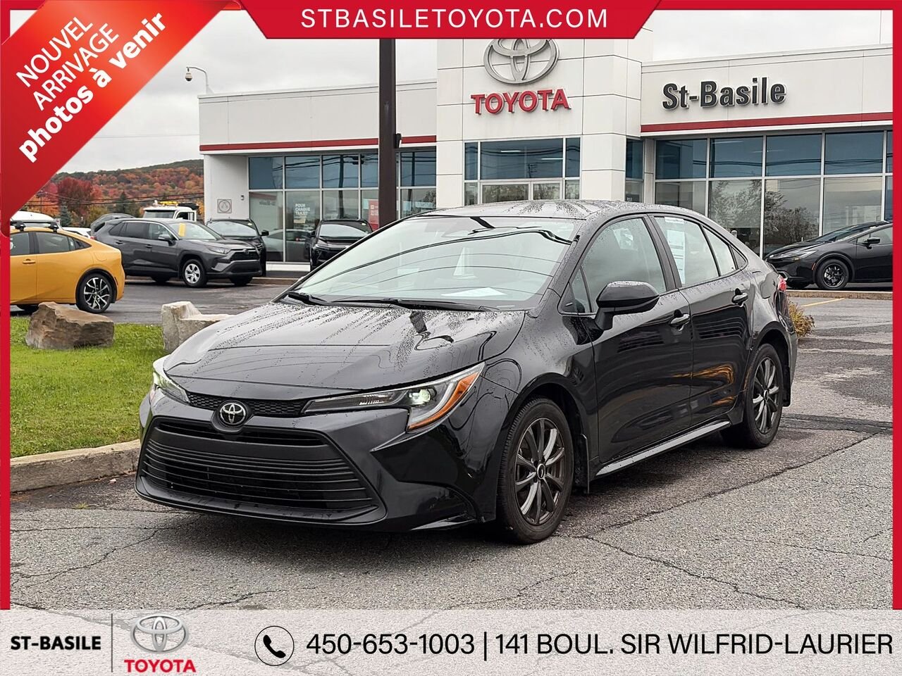TOYOTA COROLLA 2024 Noir Saint-Basile-le-Grand - photo #1