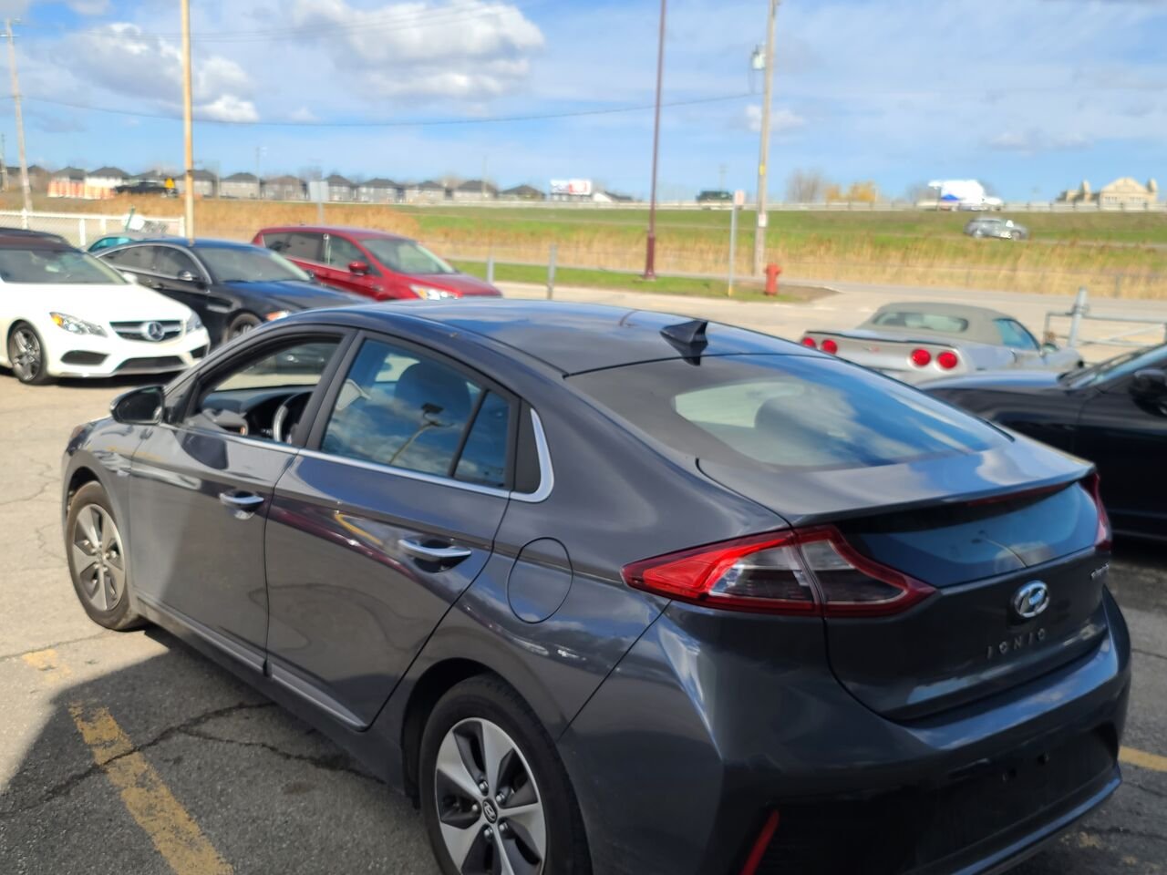 2019 Hyundai Ioniq Electric Grey  - photo #3